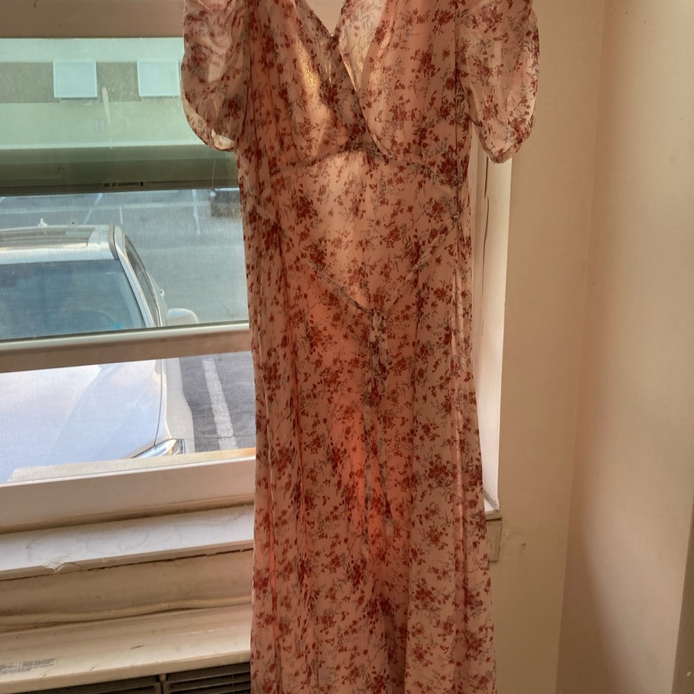 Floral Sheer Dress